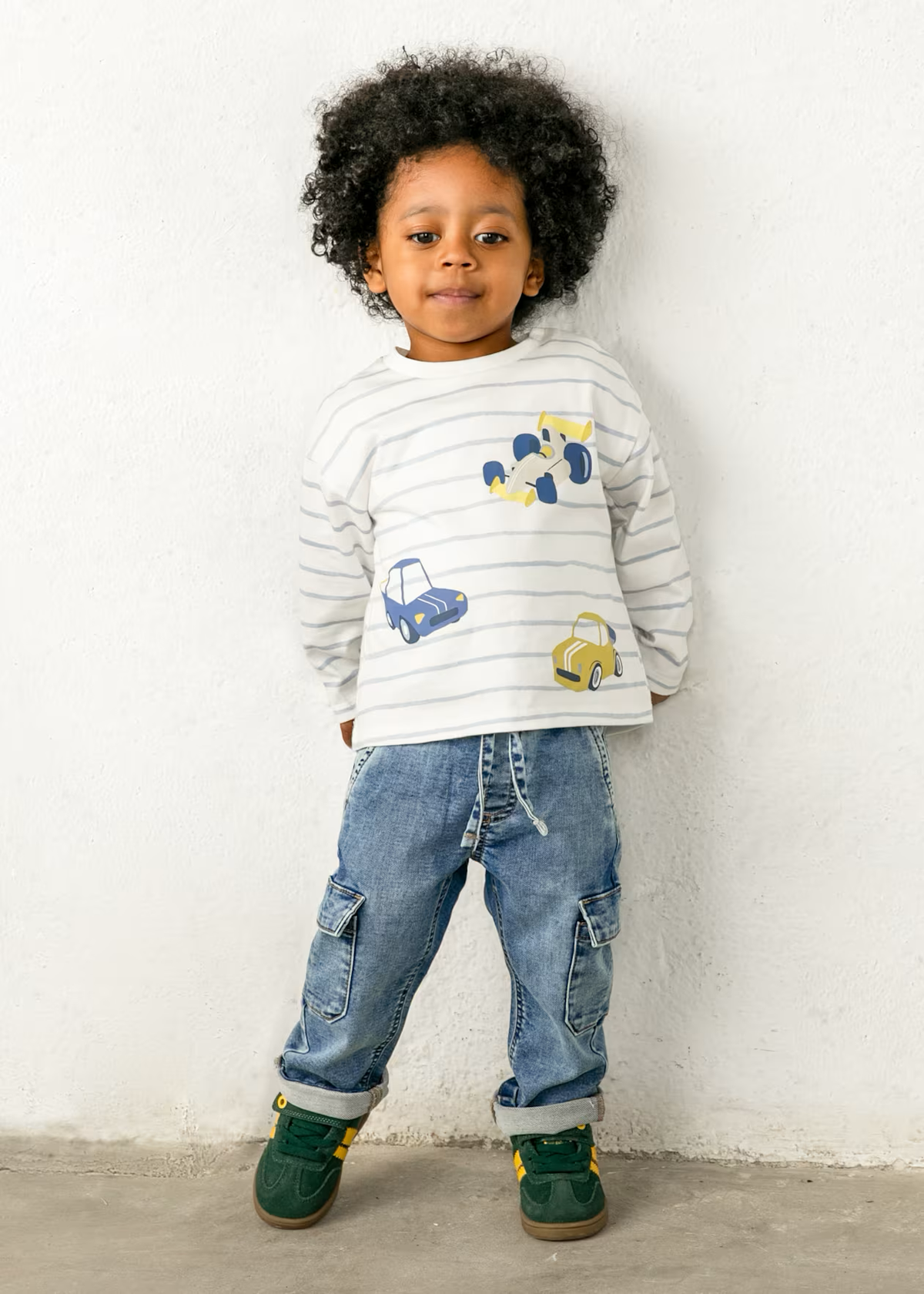 Baby Cargo Denim Pants