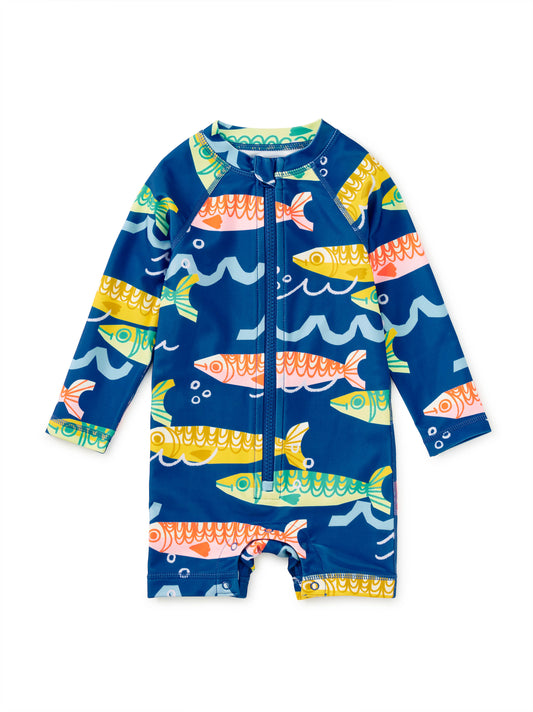 Rash Guard Fish Baby Swimsuit