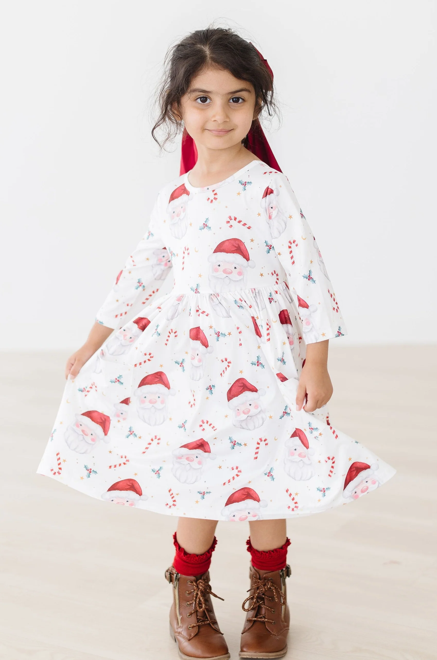 Girls Mistletoe Magic Twirl Dress