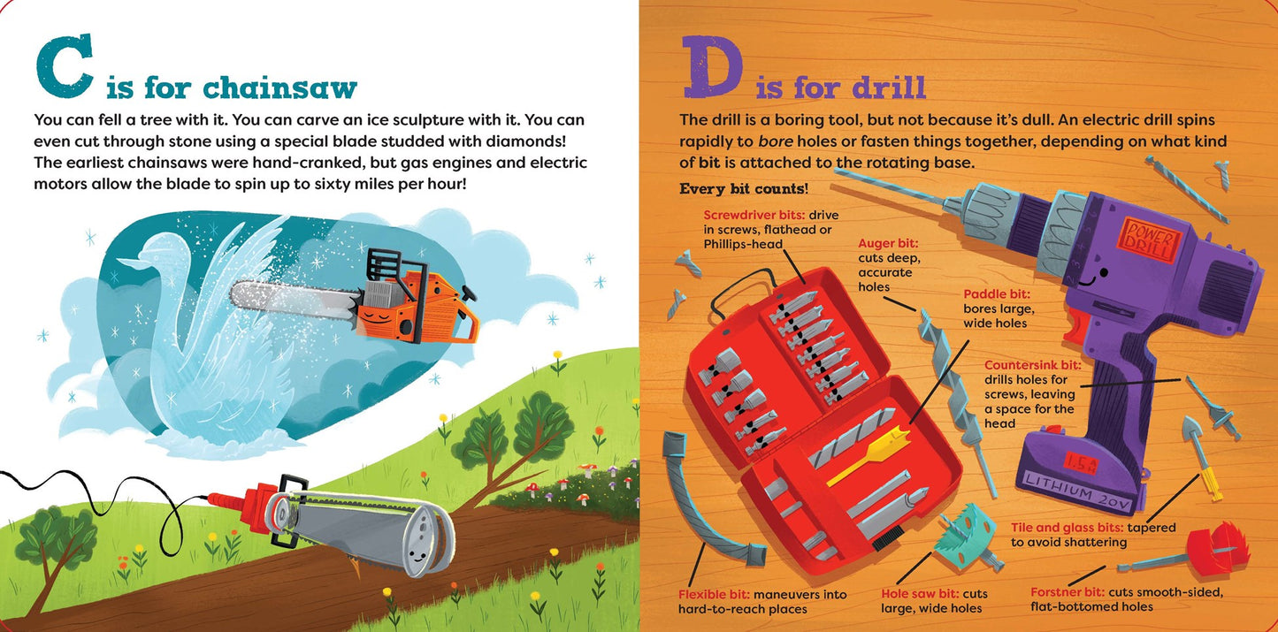 Power Tool Alphabet Board Book