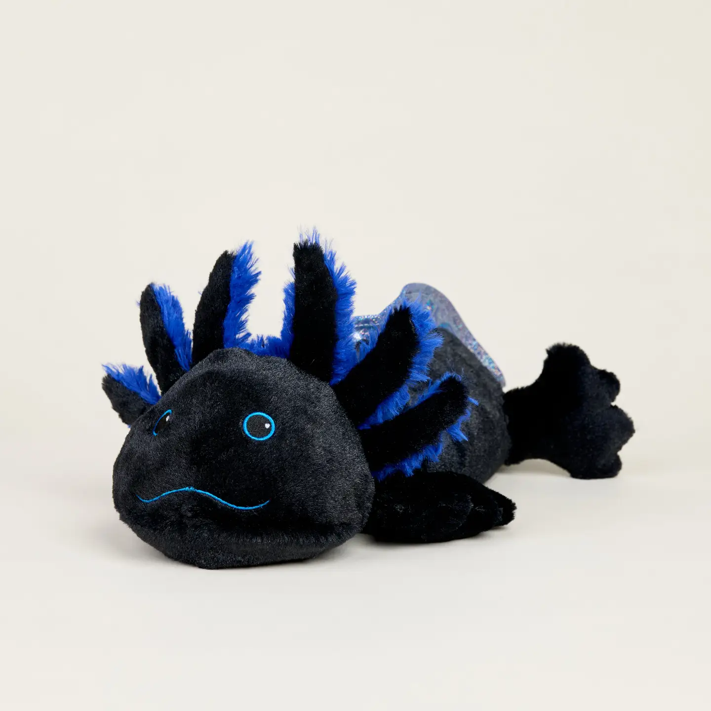 Black Axolotl Warmies Stuffed Animal