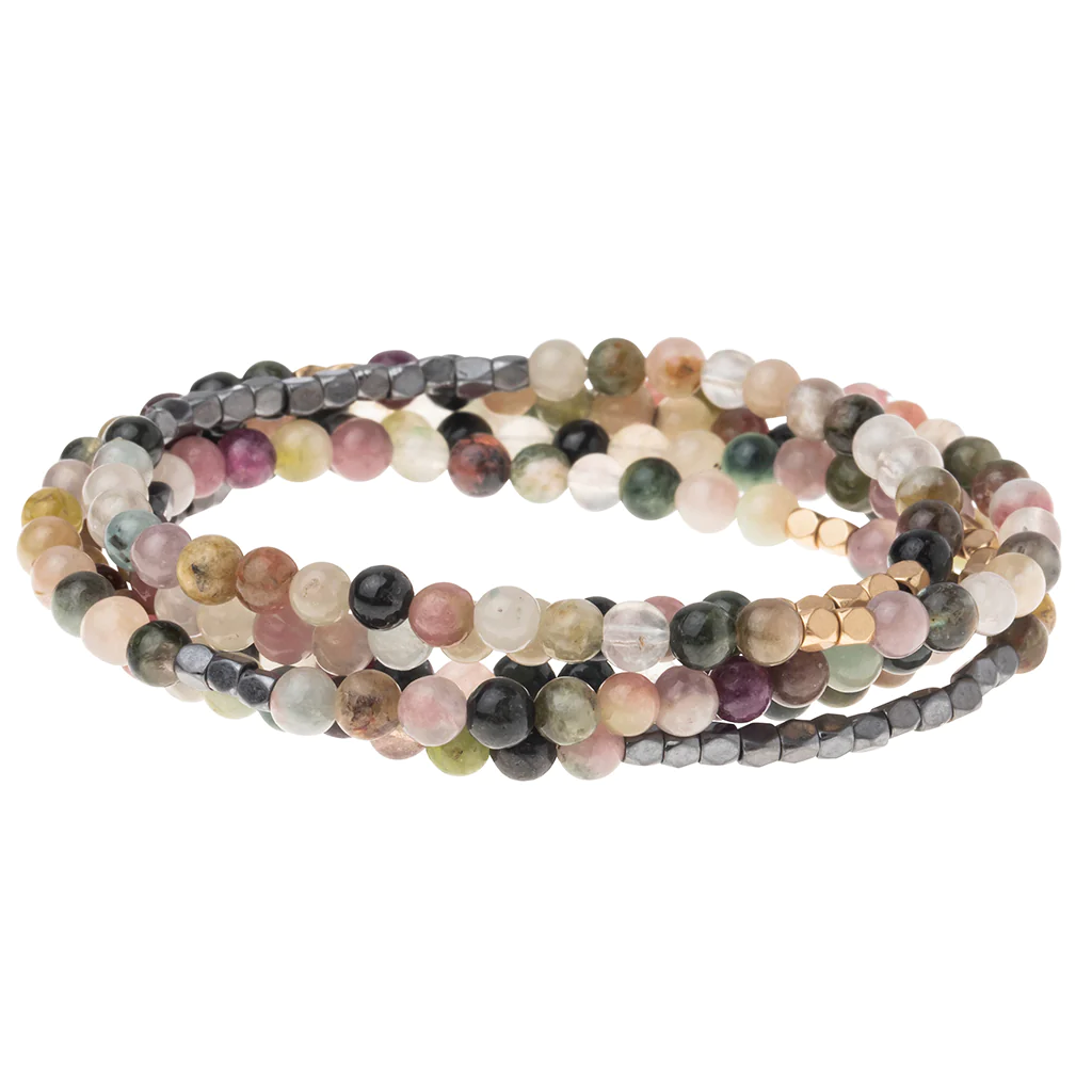 Stone Wrap Bracelet Tourmaline