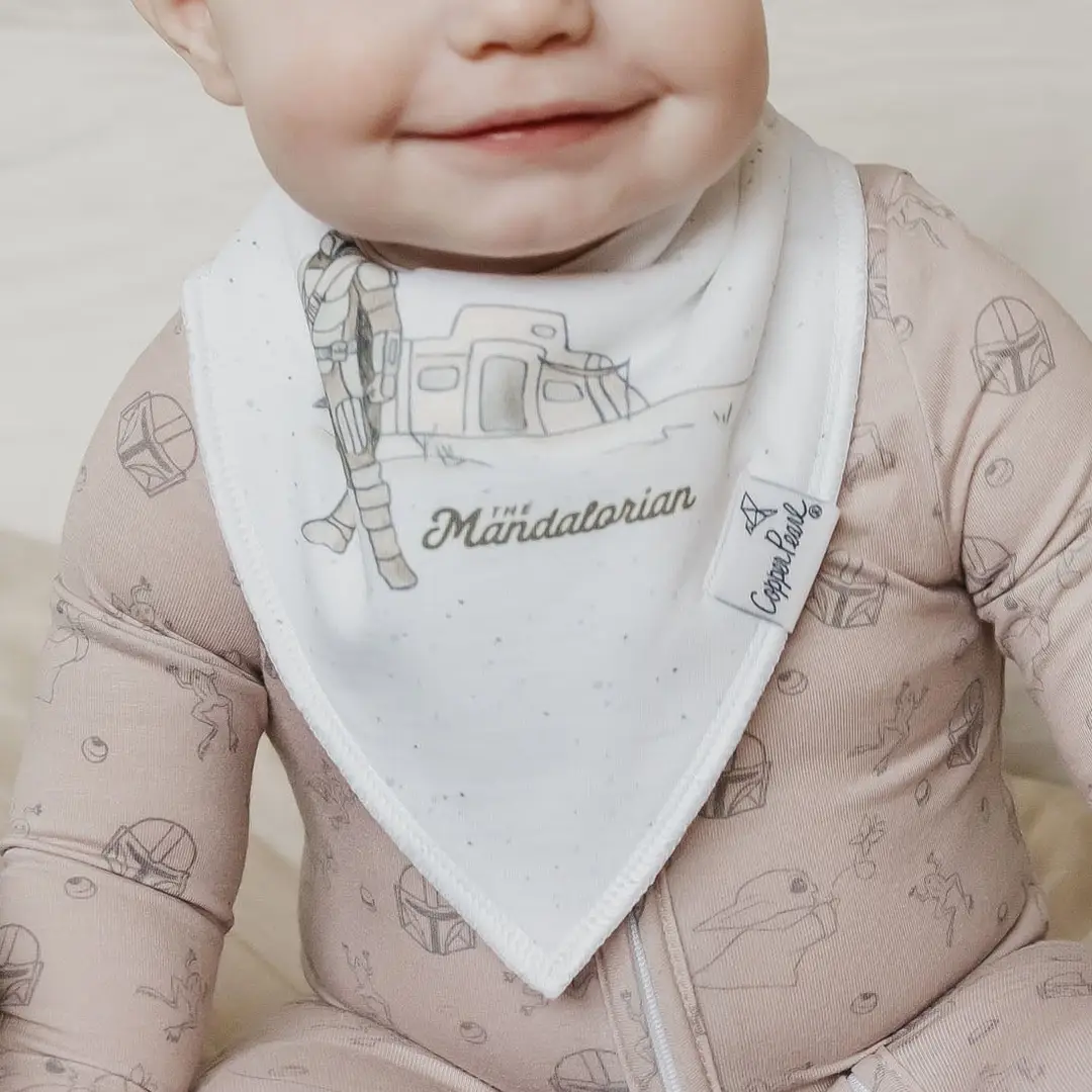 Star Wars Grogu Baby Bandana Bib Set 4pk
