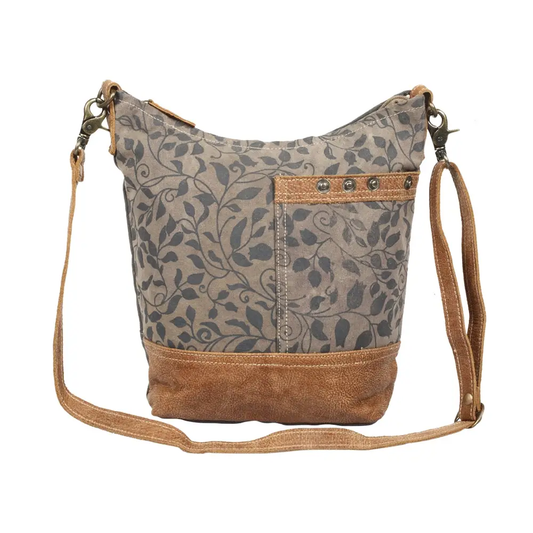 Aloe Print Shoulder Bag