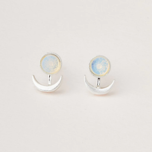 Moon Phase Ear Jacket Opalite