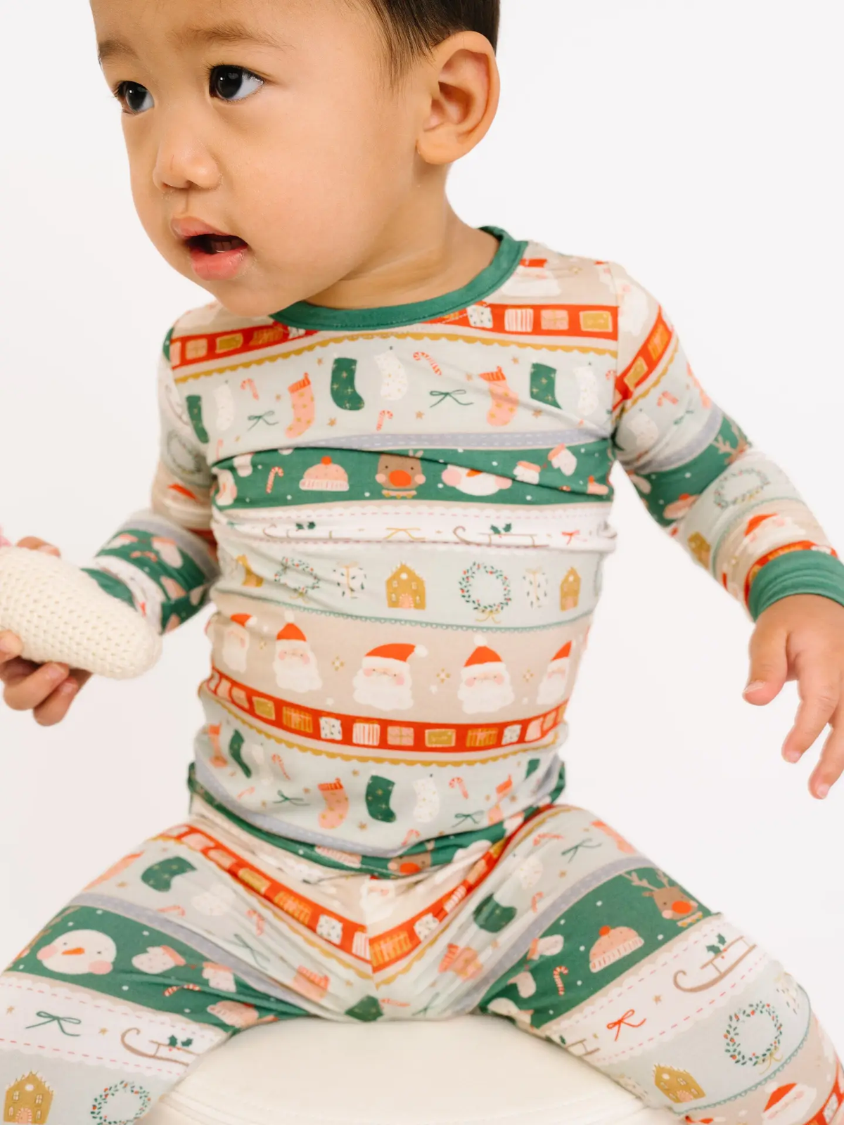 Kids Merry Little Christmas Bamboo Pajamas
