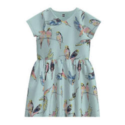 Girls Wrap Dress Pop Parrots