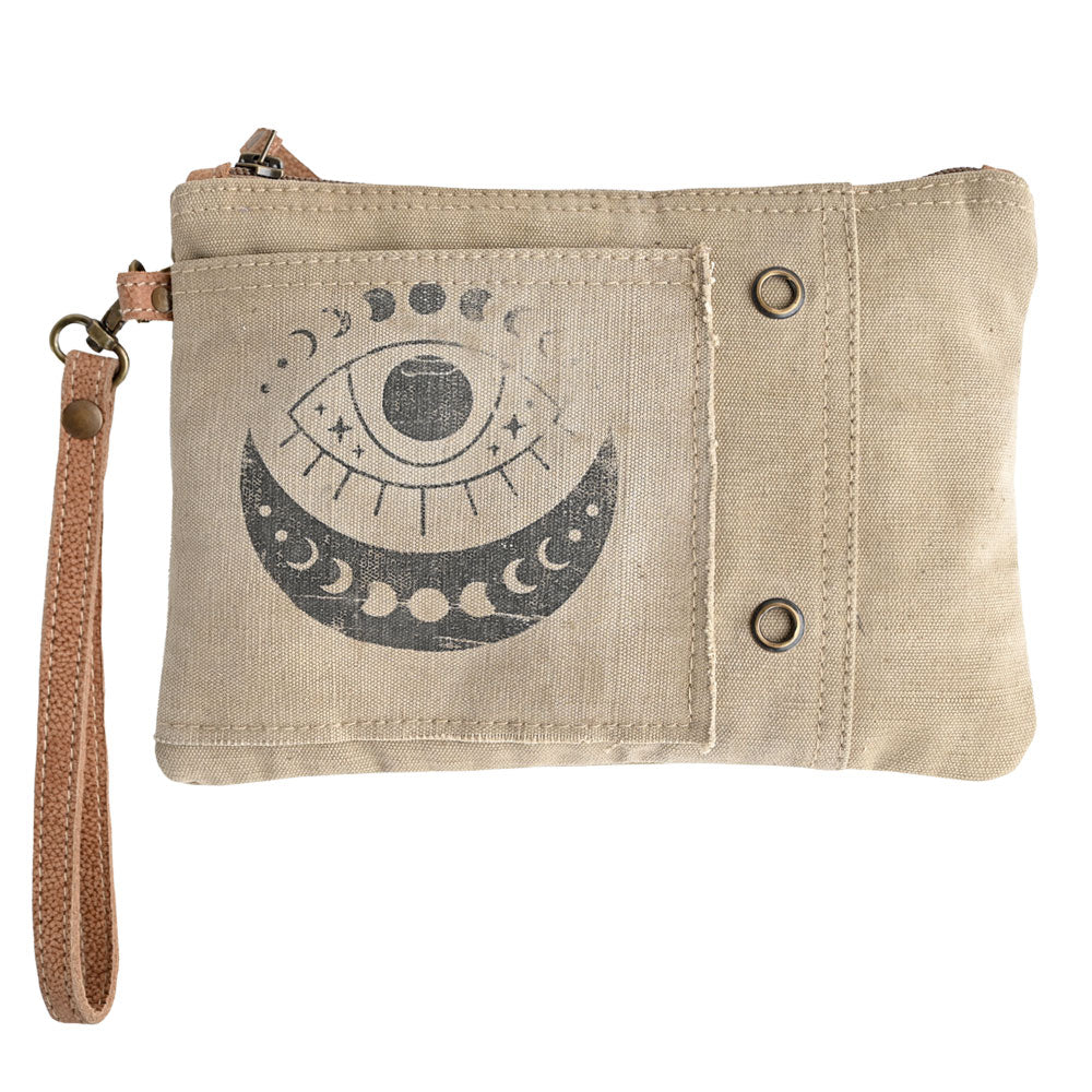 Evil Eye Moon Phase Wristlet