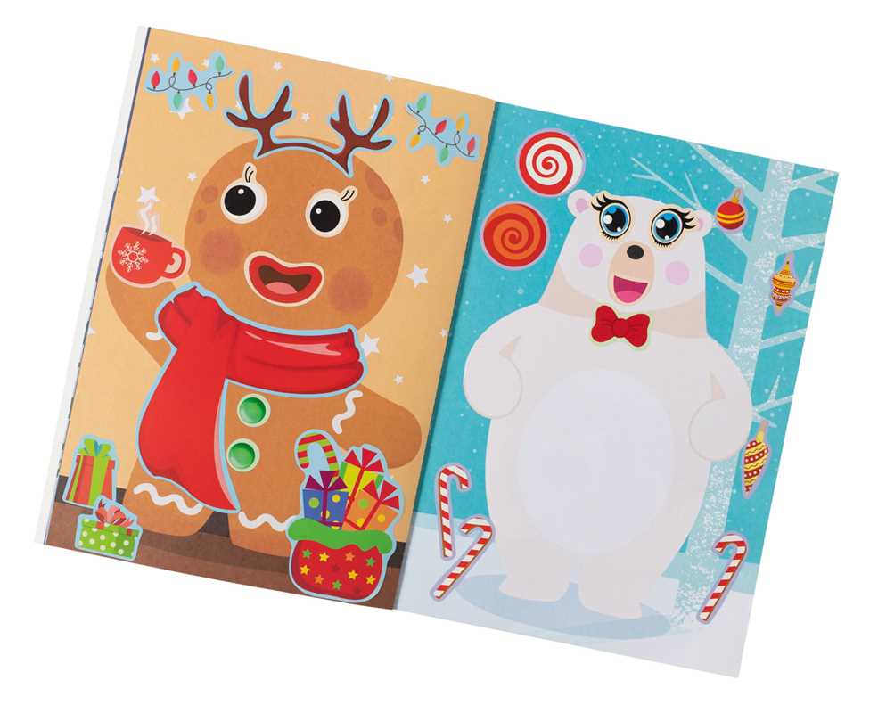 Super Silly Christmas Stickers Book