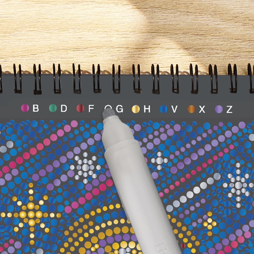 Flowart - Into the Galaxy-Metallic Ink