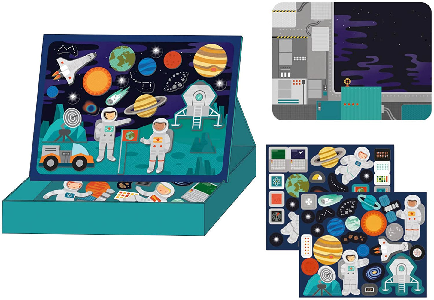 Magnetic Play Scene Outer Space