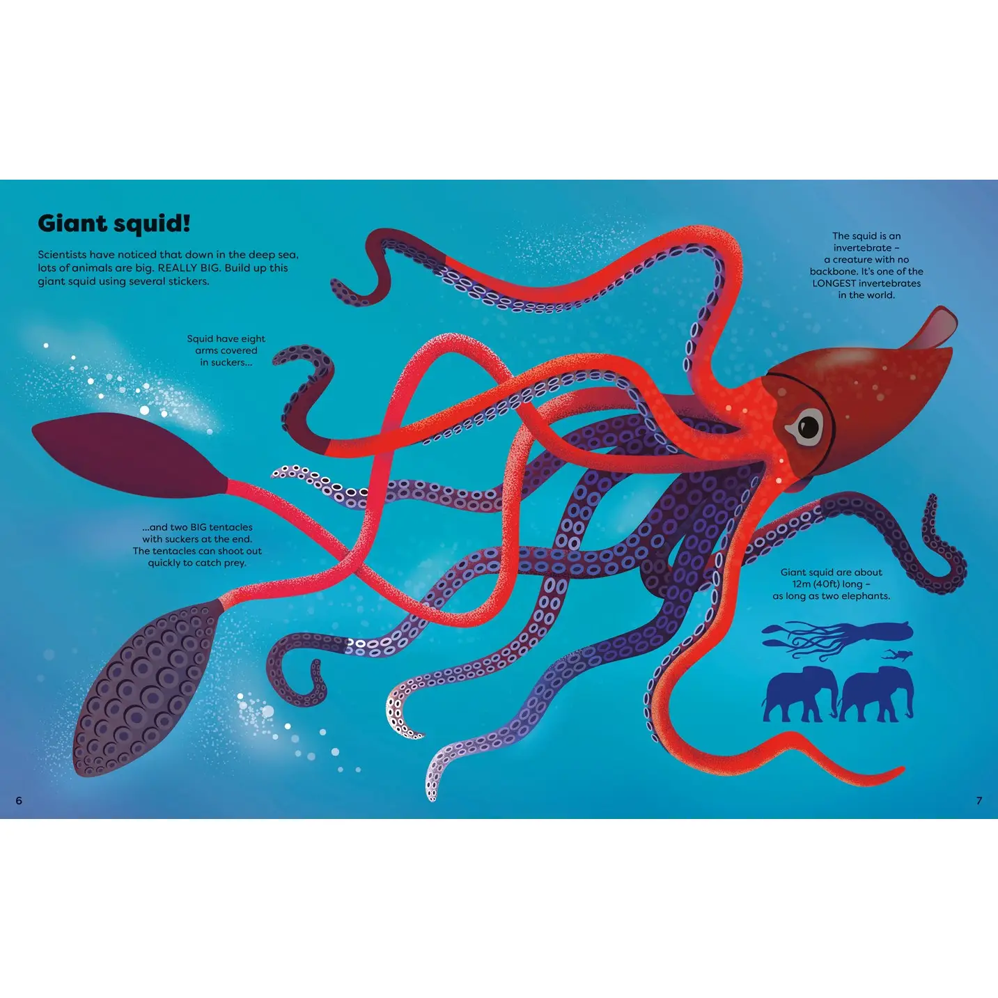Big Sticker Book Weird Deep Sea Creatures
