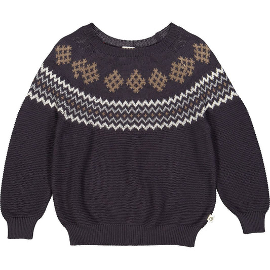 Kids Knit Jacquard Sweater