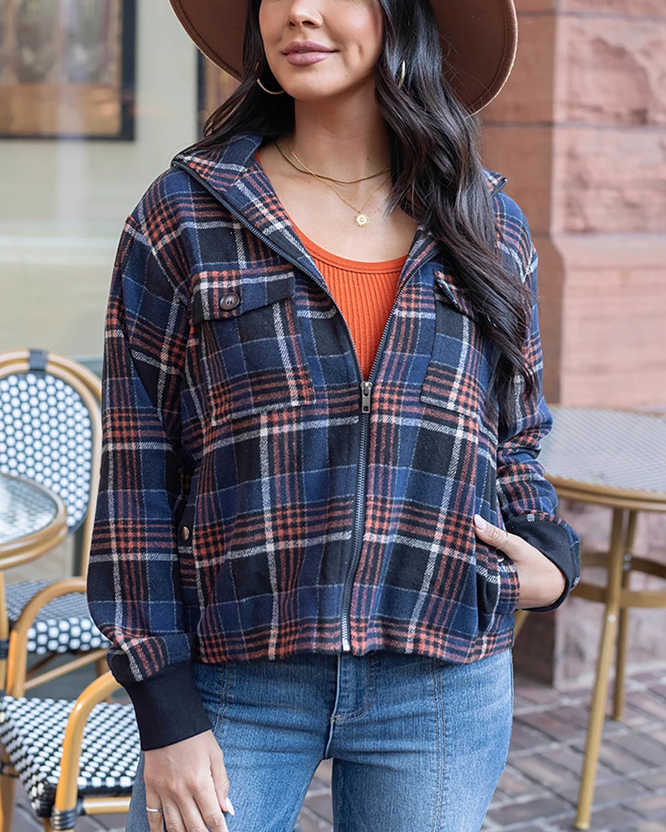 Flannel Plaid Jacket