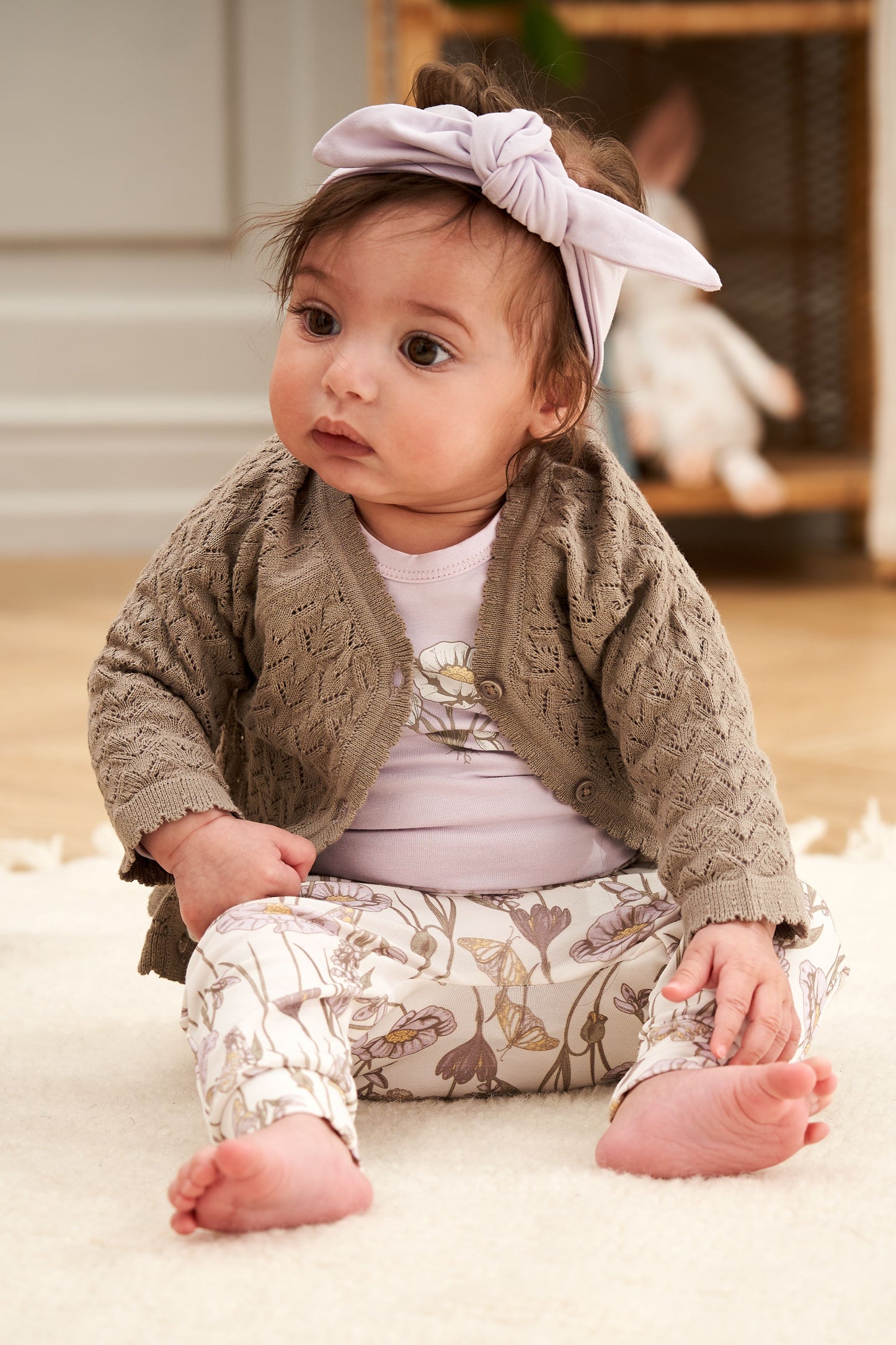 Baby Knit Needle Cardigan