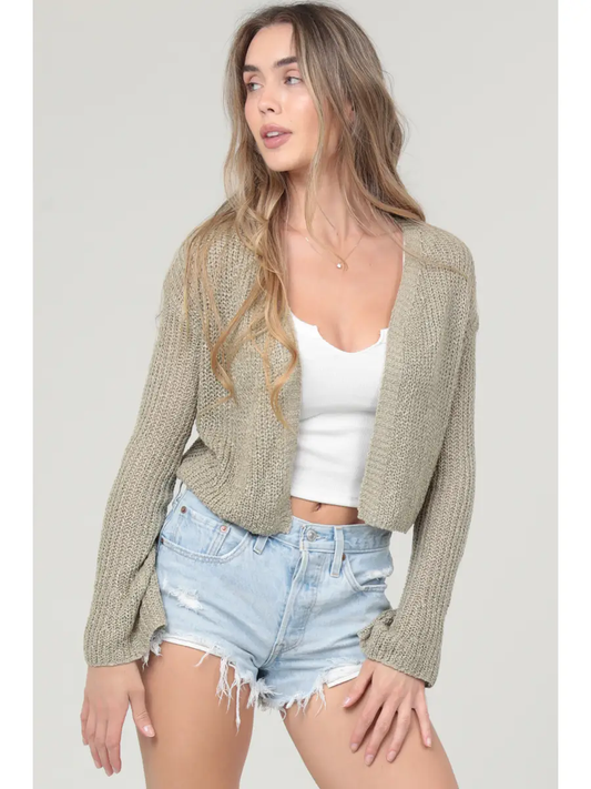 Lightweight Flare Sleeve Cardigan