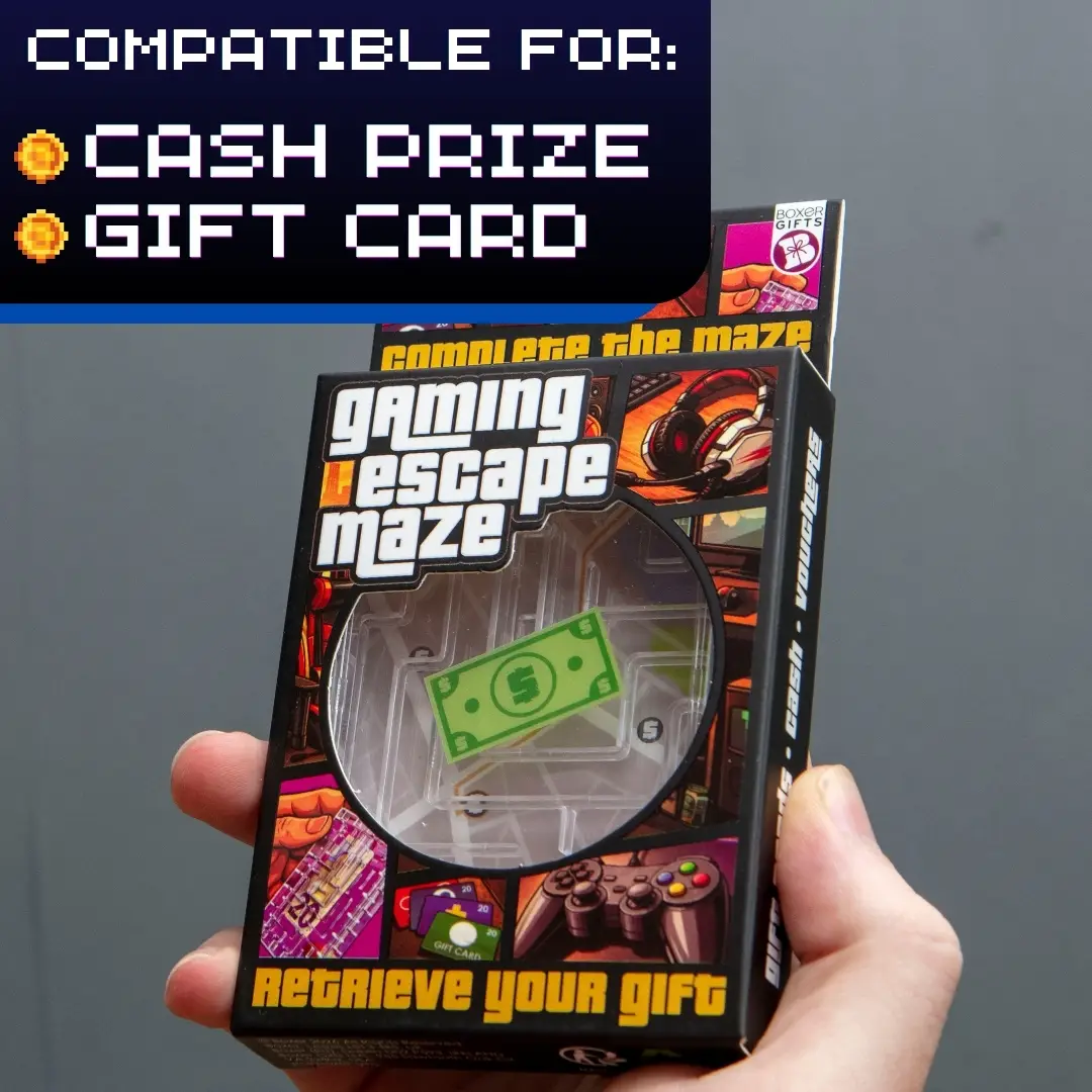Gaming Gift Card Escape Maze
