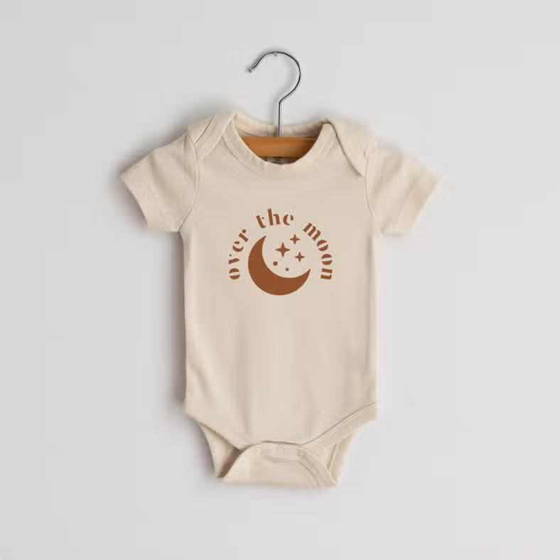 Over the Moon Organic Onesie