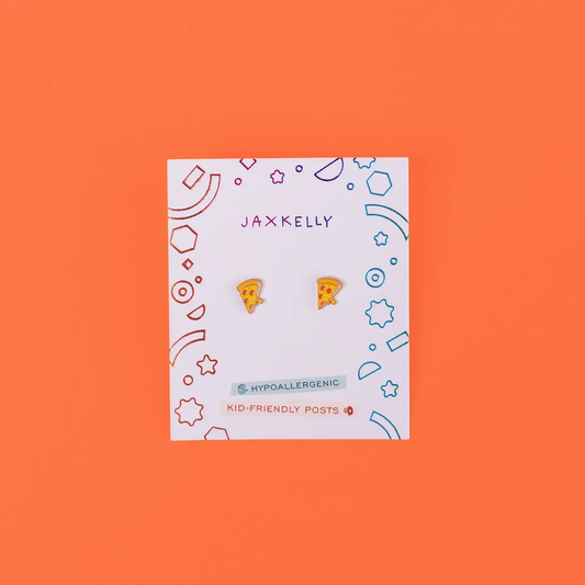Pizza Flat Back Earrings