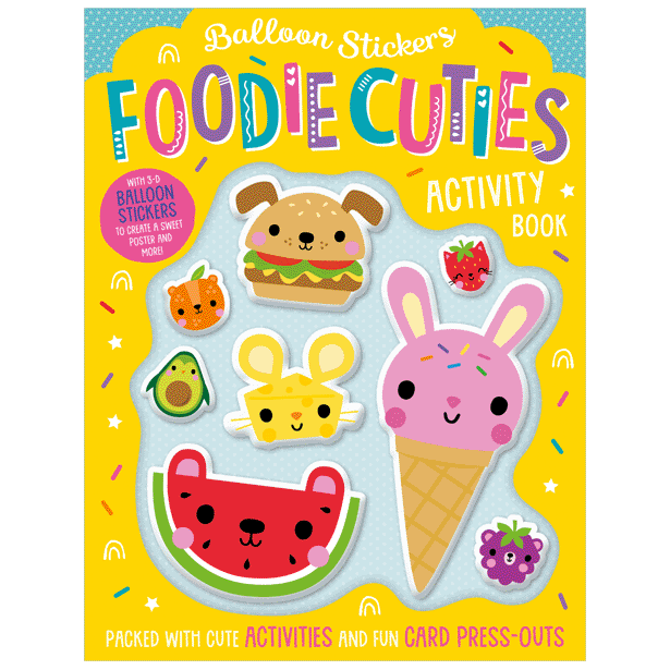Foodie Cuties Balloon Sticker Activity Book