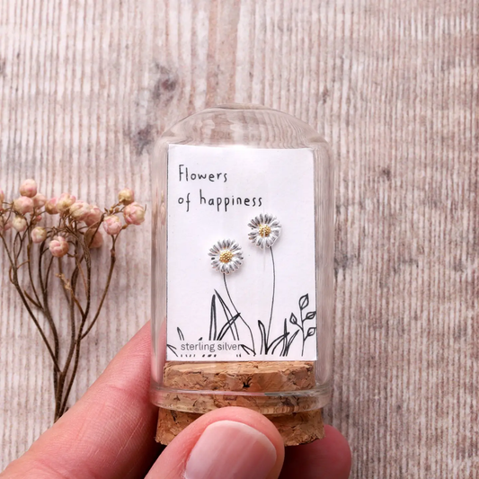 Flowers of Happiness Daisy Earrings