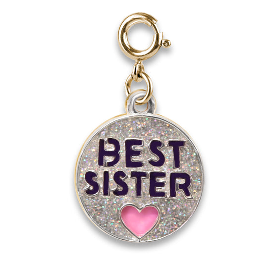 Charm It! Glitter Best Sister Charm
