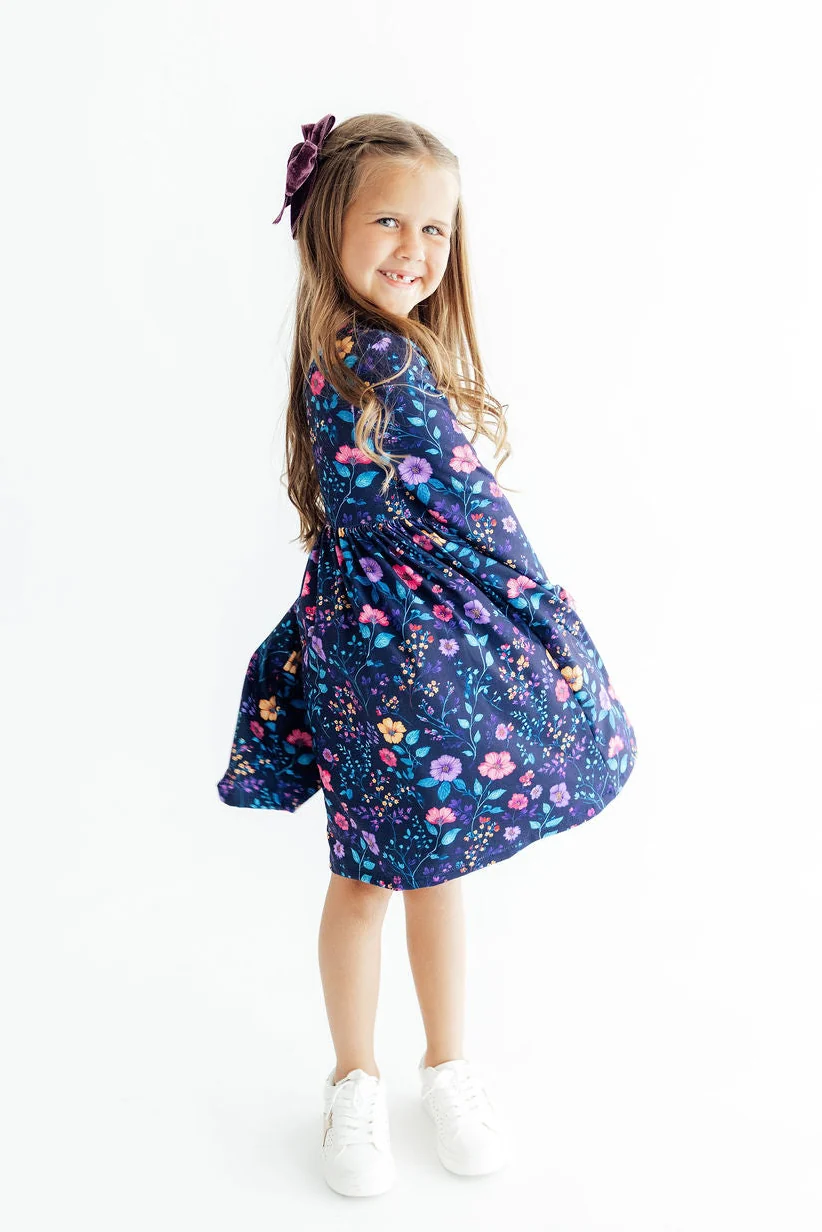 Girls Botanical Beauty Twirl Dress