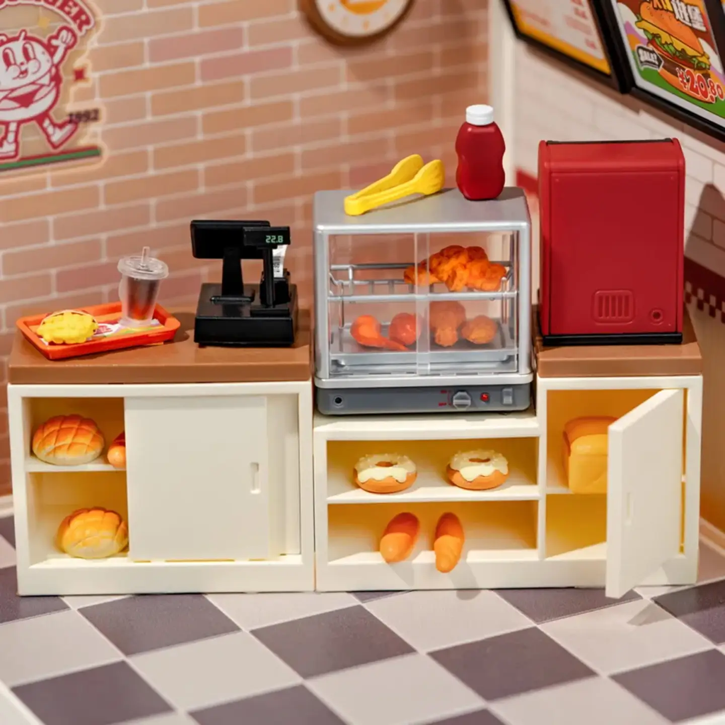Miniature House Kit: Yum Yum Burgers
