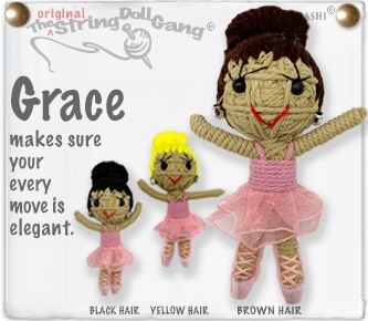 Grace Dancer String Doll Keychain