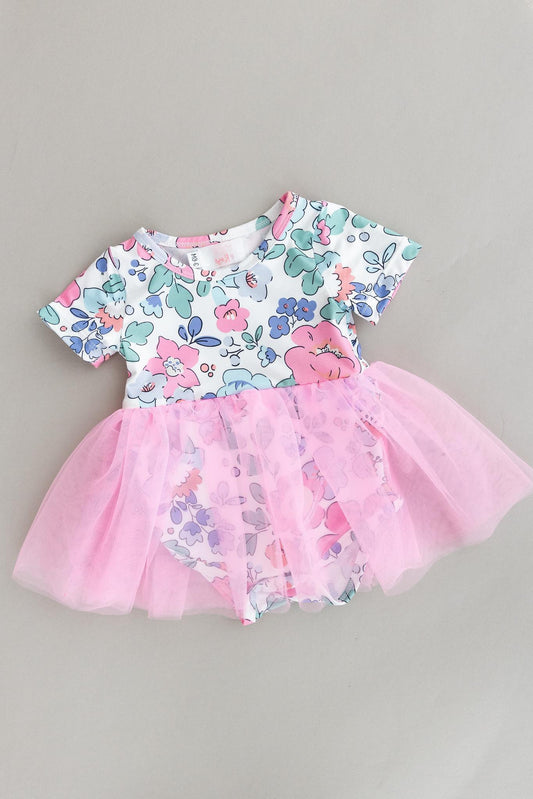 Hydrangea Tutu Baby Dress