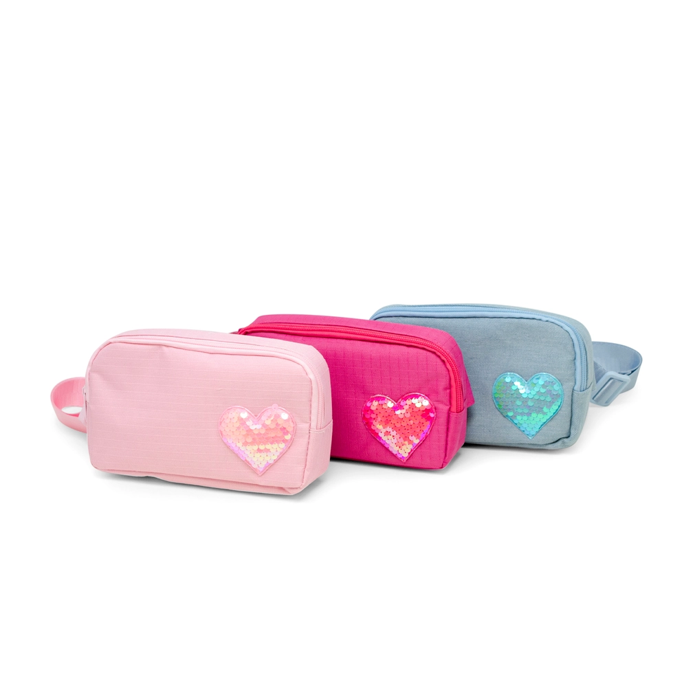 Sequin Heart Belt Bag for Kids