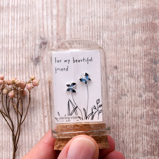 For My Best Friend Butterfly Earrings
