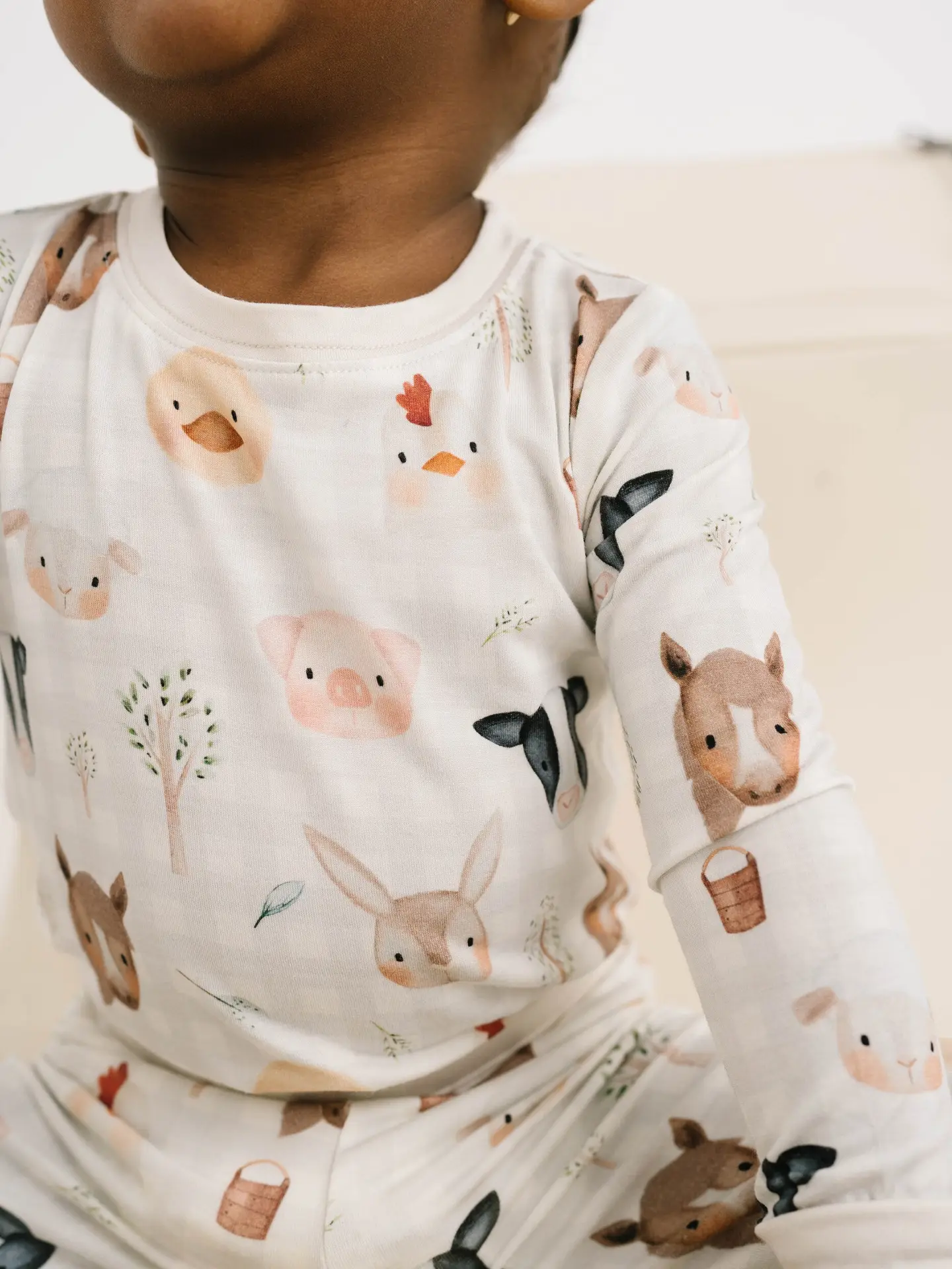 Kids Farm Friends Bamboo Pajamas