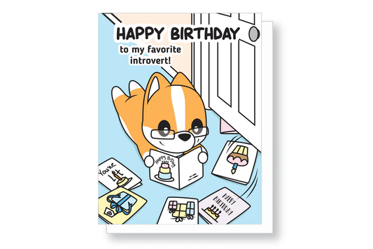 Happy Birthday Favorite Introvert Card
