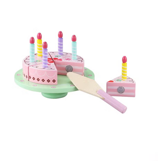 Wooden Birthday Cake Toy