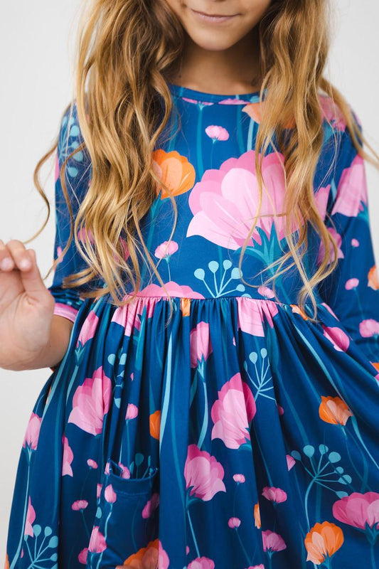 Girls Poppies Dress