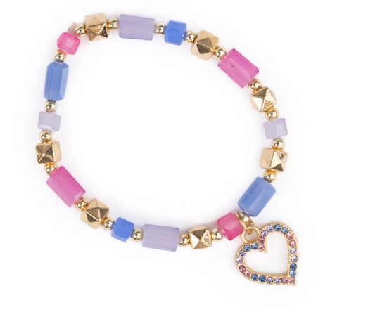 Girls Chic Heart of Gold Bracelet