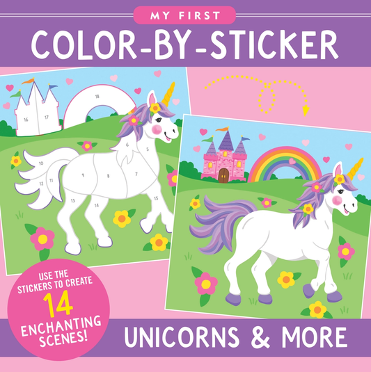 First Color By Sticker Unicorn