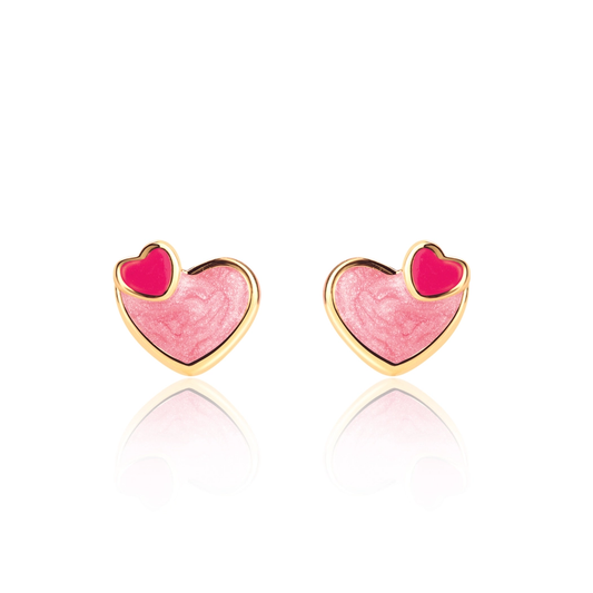 Heart 2 Heart Stud Earrings