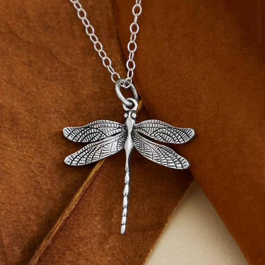 Sterling Dragonfly Necklace