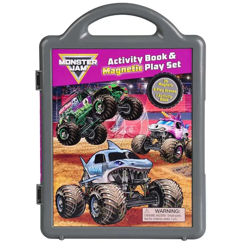 Monster Jam Trucks Magnetic Play Set