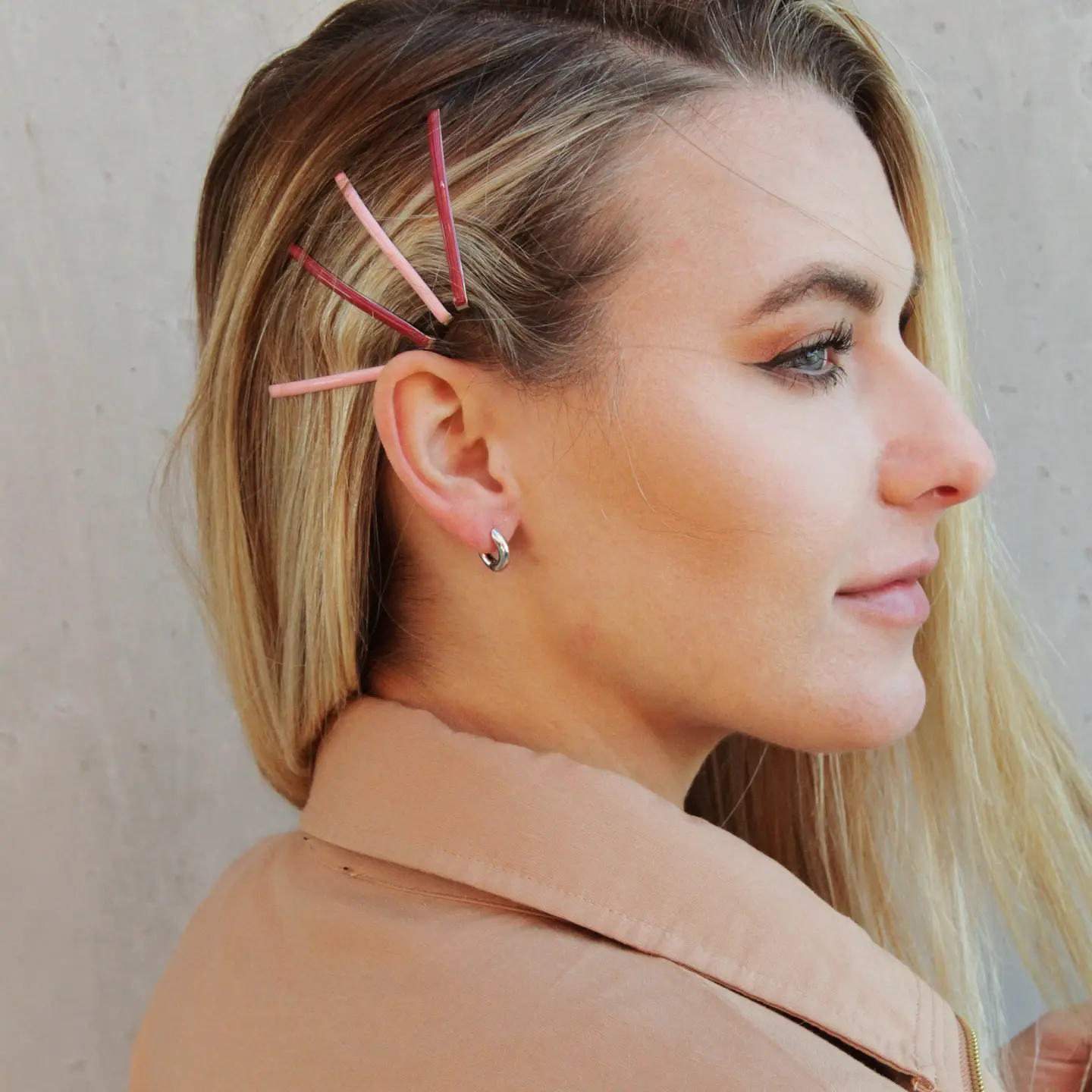 Jazz Age Contoured Hair Pins