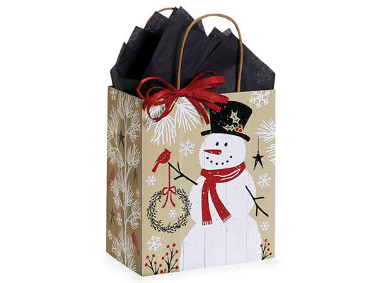 Snowman Gift Bag-Medium