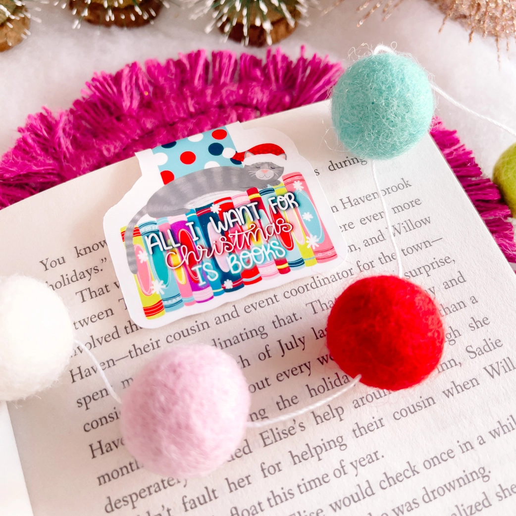 All I Want for Xmas Magnetic Bookmark