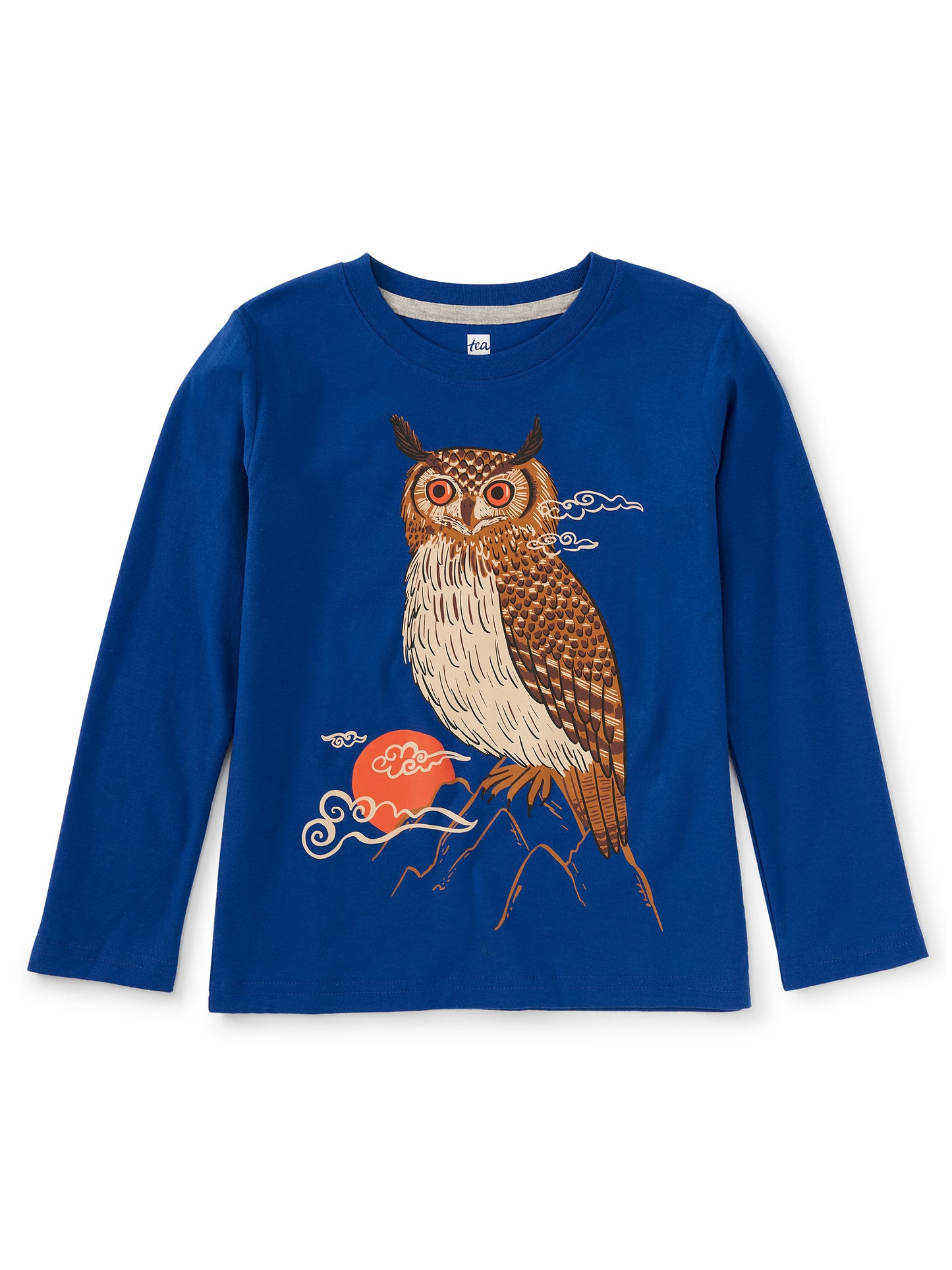 Kids Mountain Owl Graphic Tee