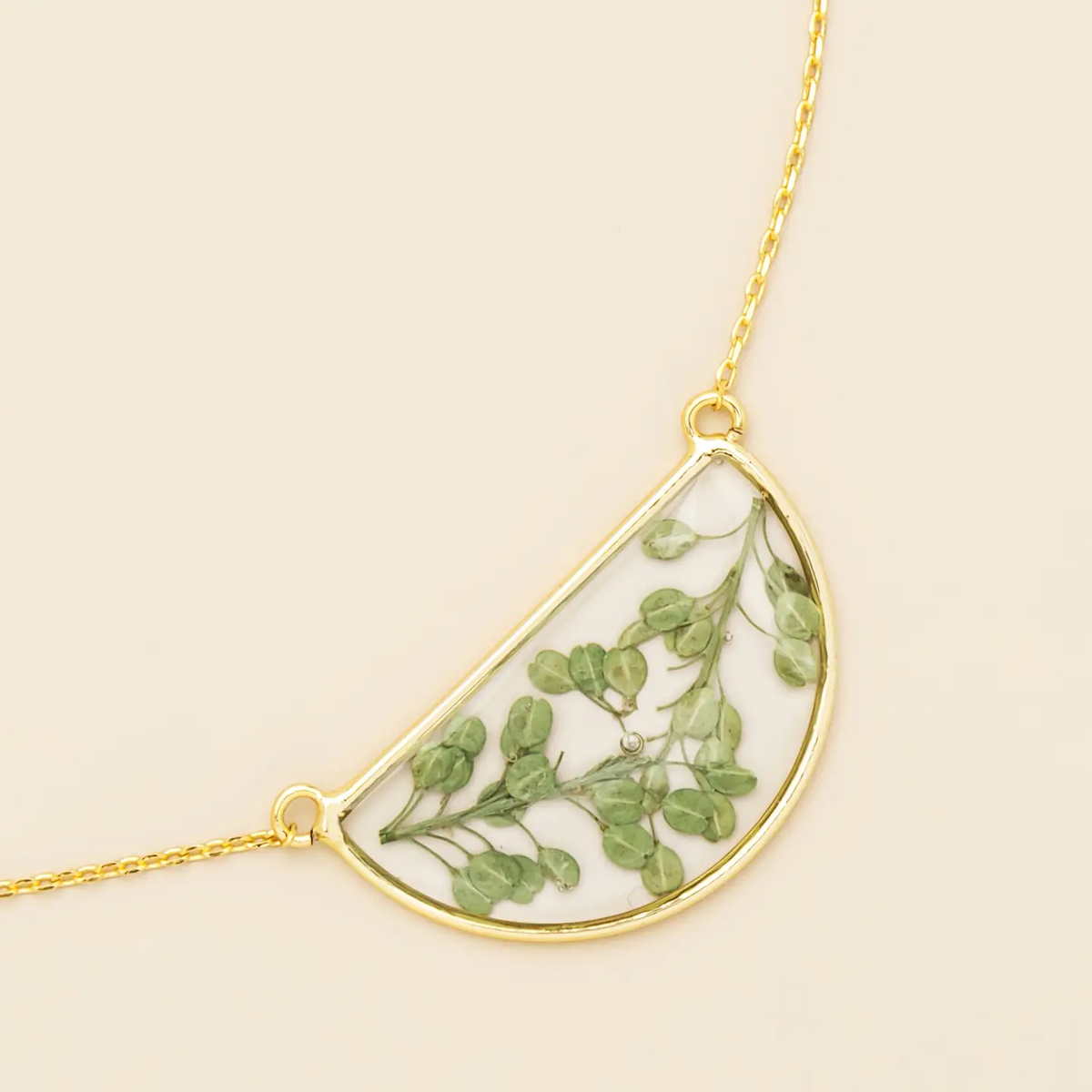 Pressed Flower Necklace