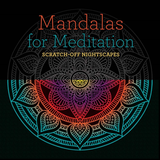 Mandalas for Meditation Scratch Off Book