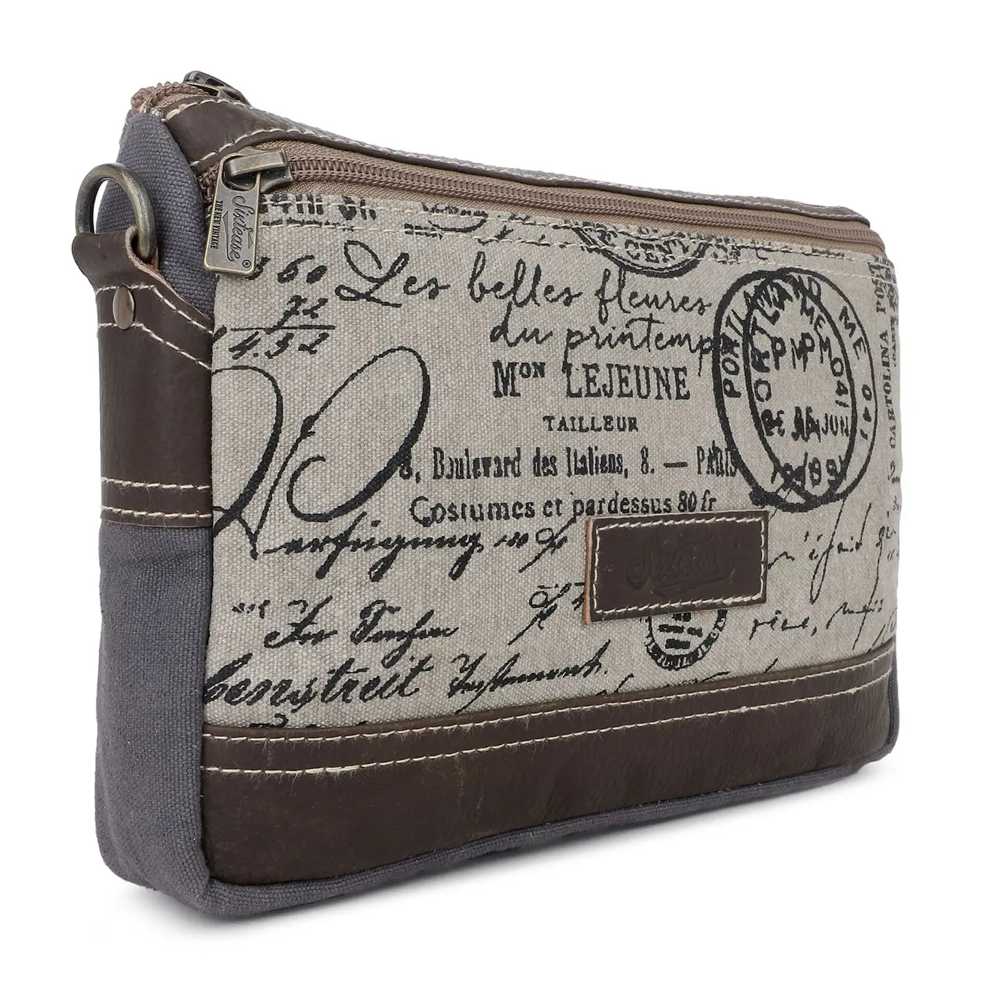 Women's Crossbody Bag - French Script