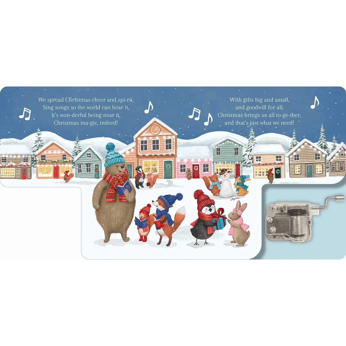 We Wish You A Merry Christmas Wind Up Book