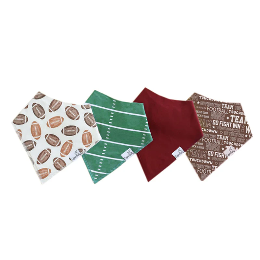 Blitz Football Baby Bandana Bib Set 4pk